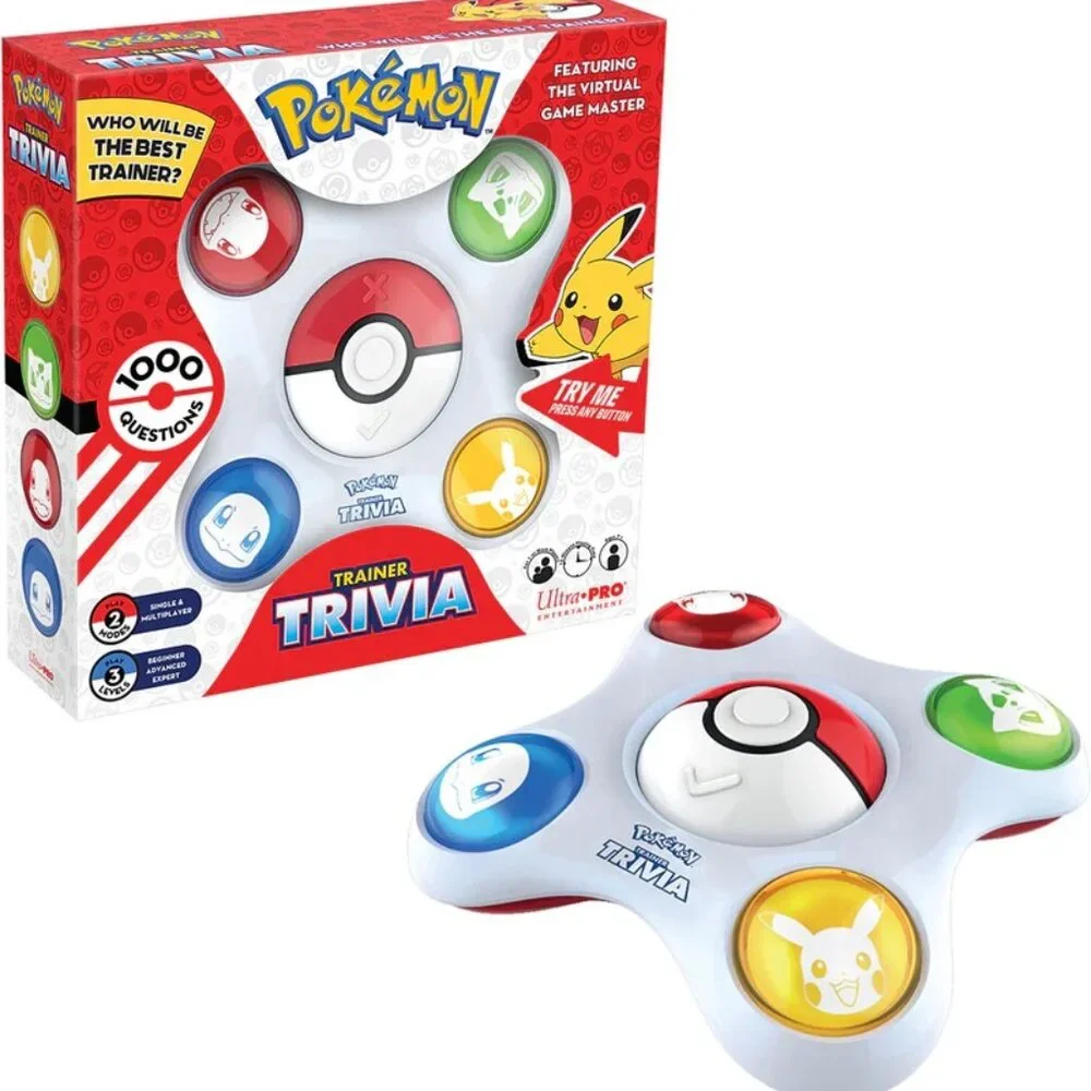 Pokemon Handheld Game Electronic Toy Trivia Interactive 1000 Questions Working